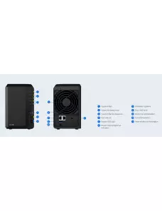 Boitier Serveur NAS Synology DS220+ 2 x SATA 3.5 NASSYDS220+ - 6