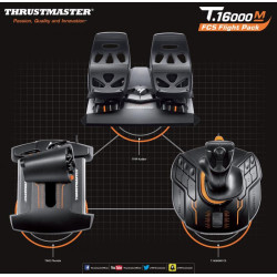 Joystick THRUSTMASTER T.16000M FLIGHT PACK JOYTHT16000MFCSFPA - 6