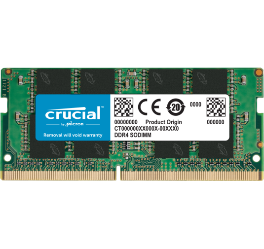 DDR4 Portable 16Go 3200 Mhz Crucial CT16G4SFRA32A 1.2V CL22 Crucial - 1