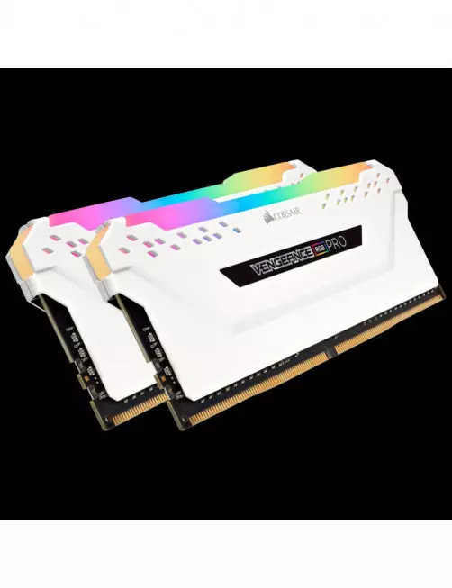 DDR4 Corsair Vengeance RGB PRO Kit 16Go 2x8Go 3600Mhz CL18 Blanc Corsair - 1 DDR4 Corsair Vengeance RGB PRO Kit 16Go 2x8Go 3600Mhz CL18 Blanc Corsair - 1