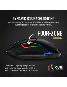 Souris Gaming Corsair DARK CORE RGB PRO SE sans fil 18 000dpi Corsair - 8