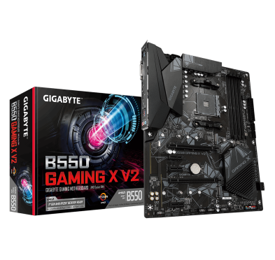 Carte Mère Gigabyte B550 GAMING X V2 ATX AM4 DDR4 USB3.2 M.2 Gigabyte - 1