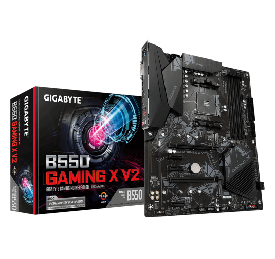 Carte Mère Gigabyte B550 GAMING X V2 ATX AM4 DDR4 USB3.2 M.2 Gigabyte - 1