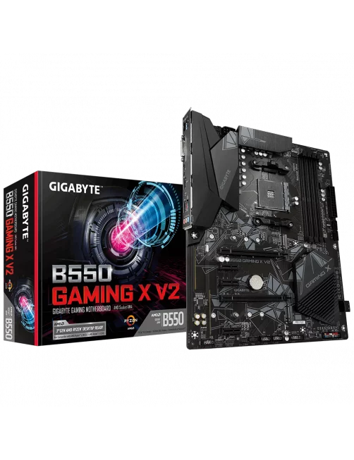 Carte Mère Gigabyte B550 GAMING X V2 ATX AM4 DDR4 USB3.2 M.2 Gigabyte - 1