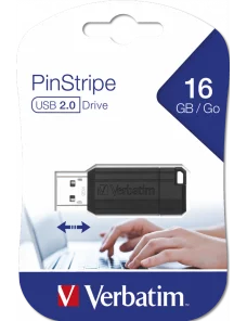 Clé USB 2.0 16Go Verbatim PinStripe Verbatim - 3