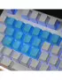 Keycaps DoubleShot TaiHao Neon Bleu 22 Touches Grip Gomme CLTHFR022C03BU103 - 4