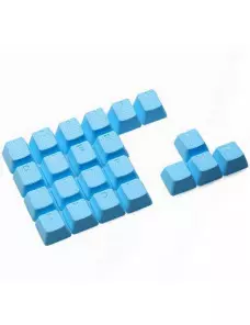 Keycaps DoubleShot TaiHao Neon Bleu 22 Touches Grip Gomme CLTHFR022C03BU103 - 5
