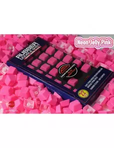 Keycaps DoubleShot TaiHao Neon Pink 22 Touches Grip Gomme CLTHFR022C03PK101 - 3