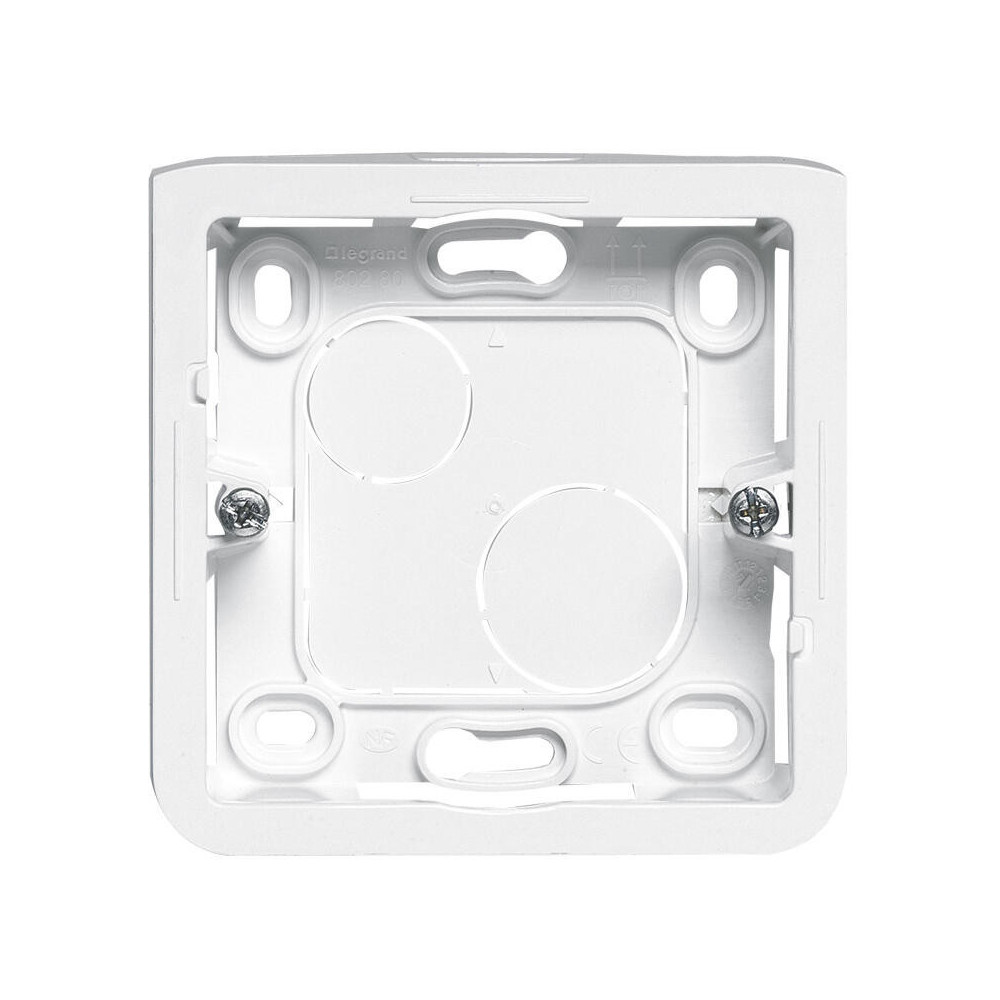 Cadre saillie LEGRAND Mosaic profondeur 40mm 2 modules