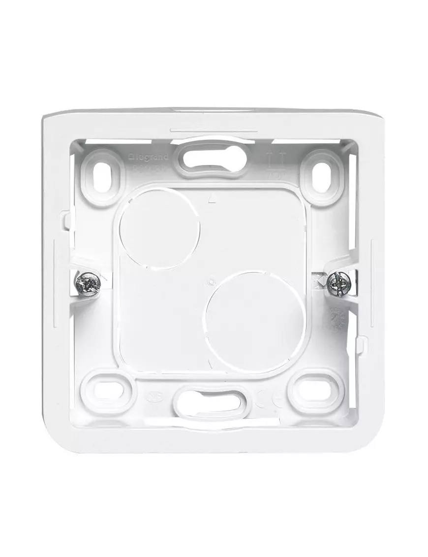 Cadre saillie LEGRAND Mosaic profondeur 40mm 2 modules