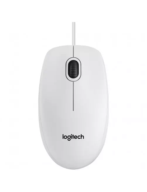 Souris Logitech B100 Blanche Optique 800dpi USB SOLOB100WH - 1