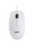 Souris Logitech B100 Blanche Optique 800dpi USB SOLOB100WH - 1