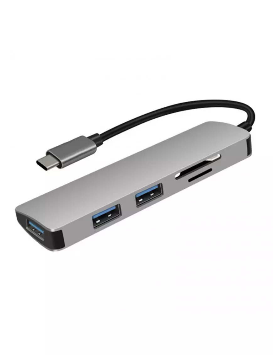 HUB Heden HUBUSBCLEC3USB USB Type-C 3.1 vers USB 3.0 Lecteur de Carte HUBHUBUSBCLEC3USB - 1