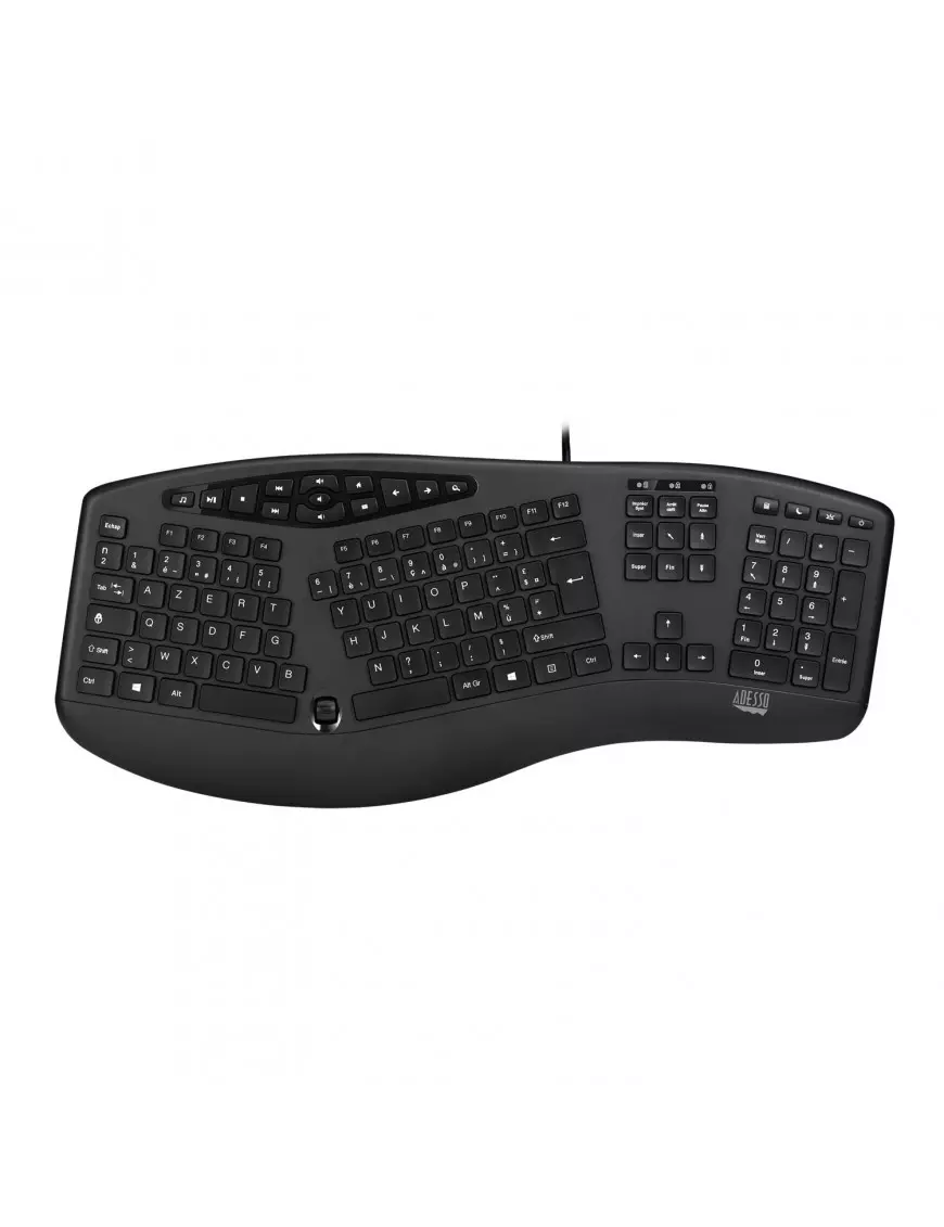 Clavier ADESSO Truform Ergonomique USB CLADAKB-160UB-FR - 1