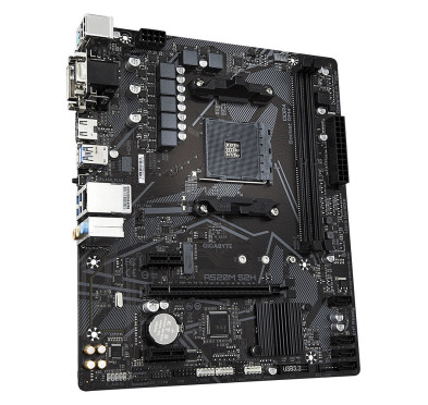 Carte Mère Gigabyte A520M S2H mATX AM4 DDR4 USB3.2 M.2 DVI HDMI VGA Gigabyte - 4