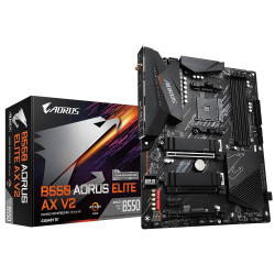 Carte Mère Gigabyte B550 AORUS ELITE AX V2 ATX AM4 DDR4 USB3.2 M.2 DP Gigabyte - 1