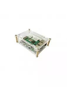 Boitier Raspberry Pi 4 B transparent RP-CASEP4+01 - 1