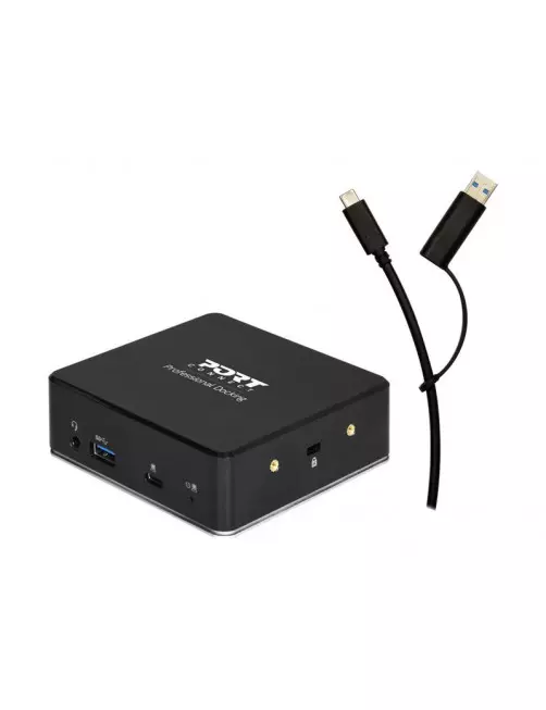 Station d'Accueil PORT Designs USB-A + 3.1 Type-C PD 85W Mac/PC SAPD901908 - 2 Station d'Accueil PORT Designs USB-A + 3.1 Type-C PD 85W Mac/PC SAPD901908 - 2