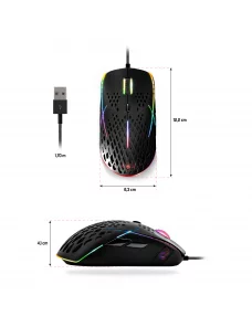 Souris Spirit Of Gamer Xpert M100 12400dpi Gaming RGB SOSOGS-XM100 - 4