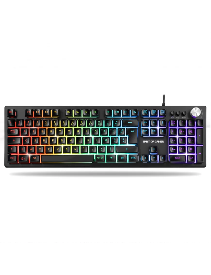 Clavier Spirit of Gamer Semi-Mécanique PRO K7 RGB CLSOGCLA-PK7 - 1