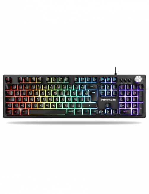 Clavier Spirit of Gamer Semi-Mécanique PRO K7 RGB CLSOGCLA-PK7 - 1