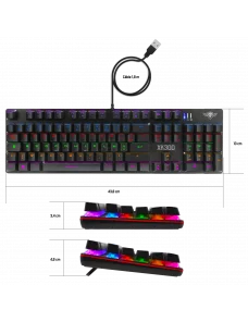 Clavier Spirit of Gamer Mécanique LED RGB XPERT-K300 CLSOGCLA-XK300 - 3