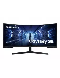 Ecran Samsung 34" Odyssey G5 LC34G55TWWRXEN 3440x1440 165Hz 1ms Curve EC34SALC34G55TWWRX - 1
