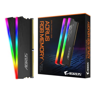 DDR4 Gigabyte AORUS Kit 16Go 2x8Go 3333Mhz CL18 1.35V LED RGB AORUS - 2