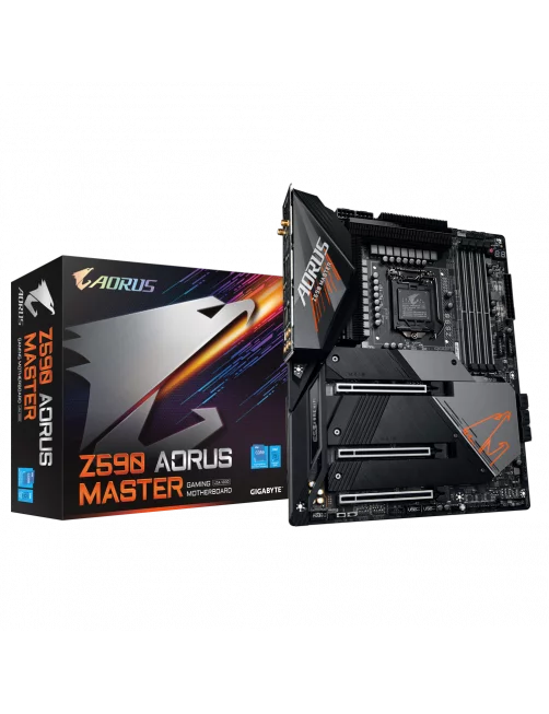 Carte Mère Gigabyte Z590 AORUS MASTER ATX LGA1200 DDR4 USB3.2 Wifi AX Gigabyte - 1