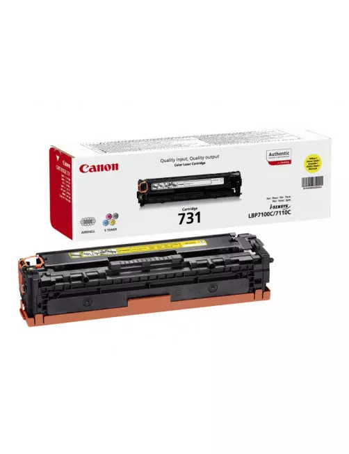 Toner Canon 731 Yellow 1500 pages 6680/8230/8280/7100/7110 TONERCA731Y - 1