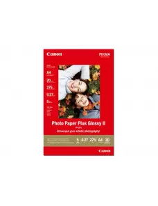 20 x Canon Photo Paper Plus Glossy II PP-201 A4 210x297mm 275g/m2 RAMCAPP201-A4 - 1
