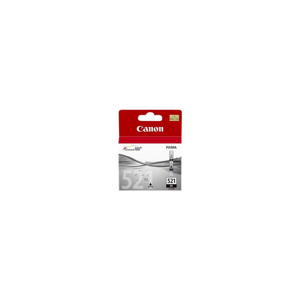 Cartouche Canon CLI 521BK Noire Cartouche Canon CLI 521BK Noire