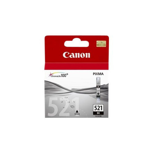Cartouche Canon CLI 521BK Noire CARTCLI521BKNOIRE - 1