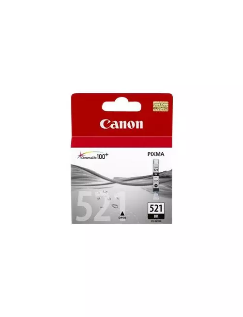 Cartouche Canon CLI 521BK Noire CARTCLI521BKNOIRE - 1