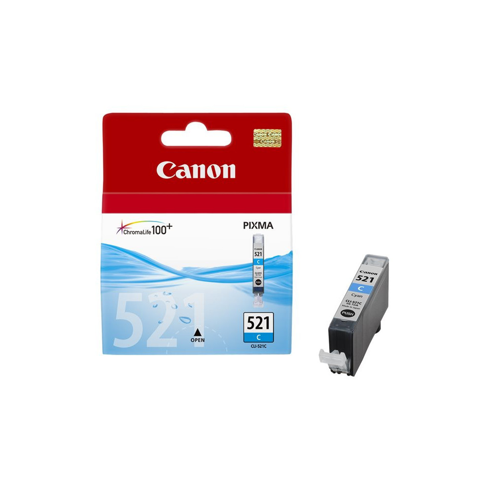 Cartouche Canon CLI 521 Cyan Cartouche Canon CLI 521 Cyan