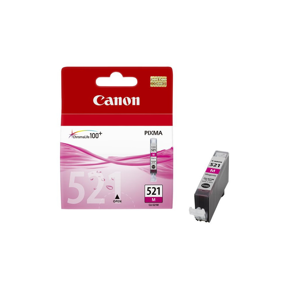 Cartouche Canon CLI 521 Magenta CARTCLI521MAGENTA - 1