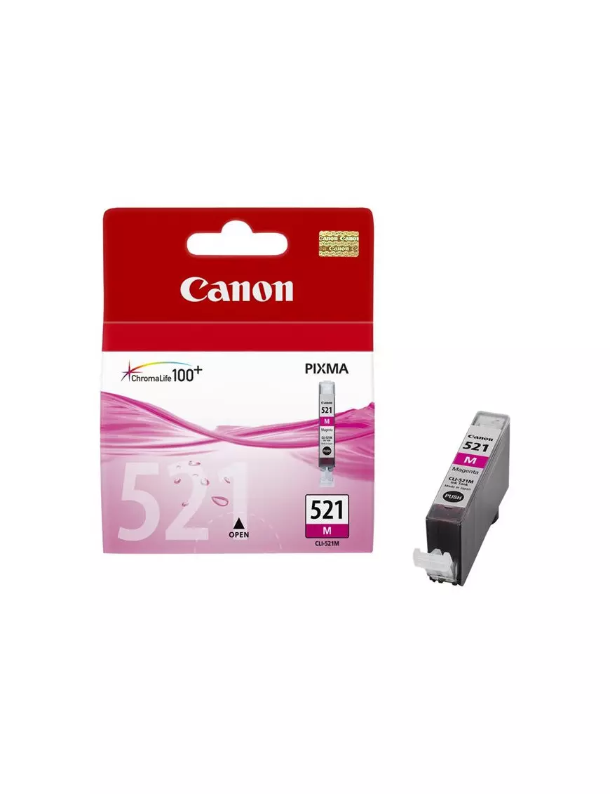 Cartouche Canon CLI 521 Magenta CARTCLI521MAGENTA - 1