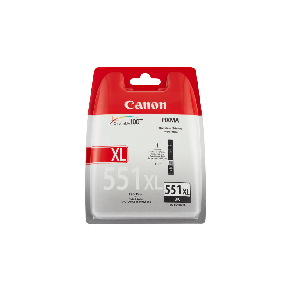Cartouche Canon CLI 551 XL BK Noir