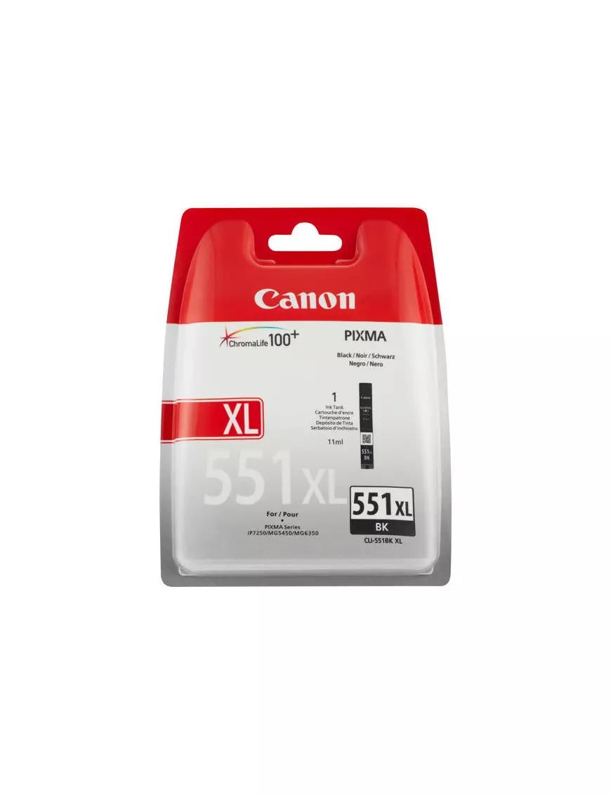 Cartouche Canon CLI 551 XL BK Noir