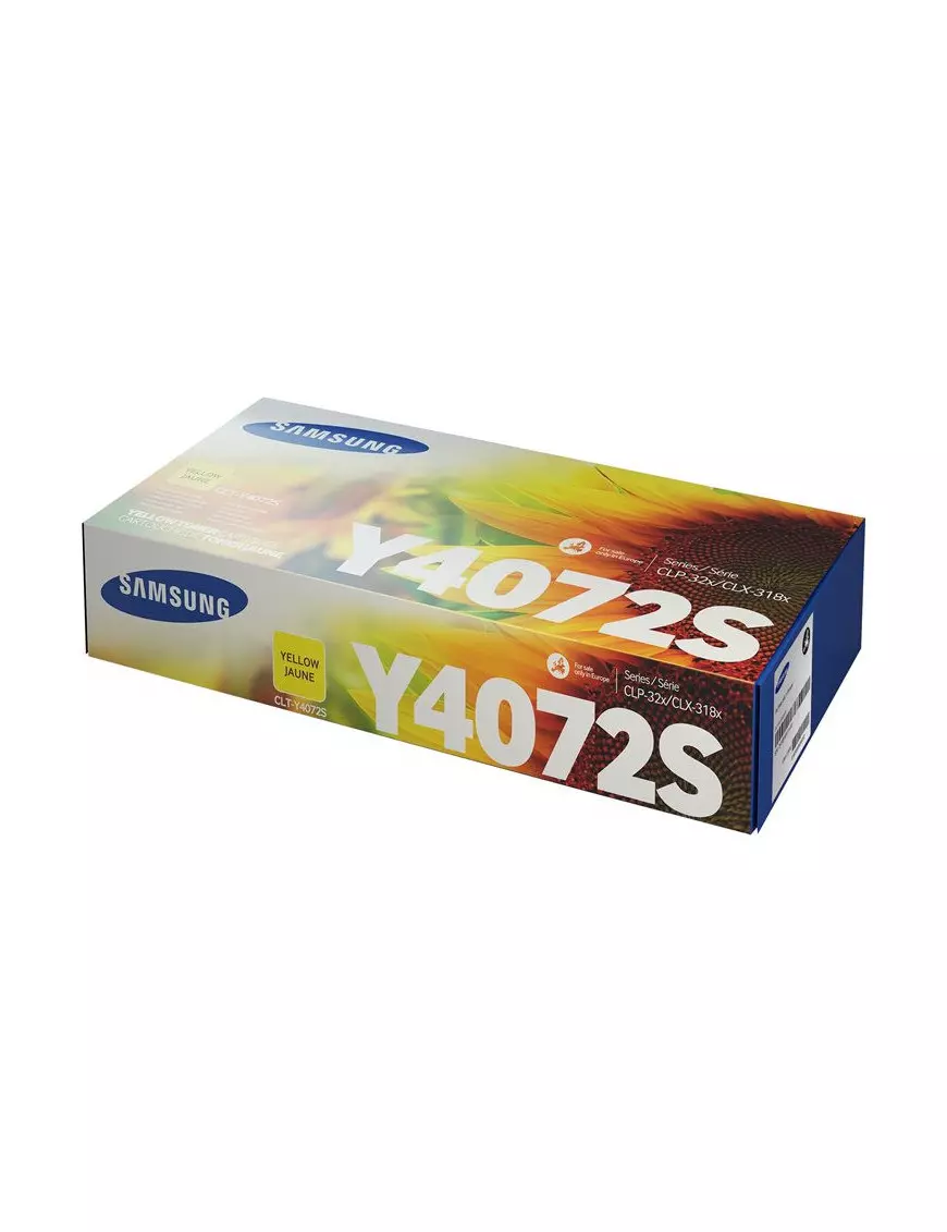 Toner Samsung CLT-Y4072S Yellow unité 1000 Pages 320 325 3185 TONERCLT-Y4072S - 1