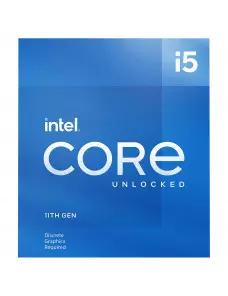Processeur Intel Core i5 11600K 3.9/4.9Ghz 12Mo 6Core LGA1200 125W Intel - 1