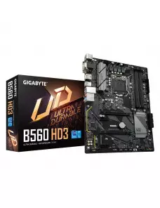 Carte Mère Gigabyte B560 HD3 ATX LGA1200 DDR4 USB3.2 M.2 Gigabyte - 1