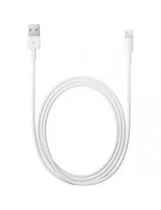 Cable USB vers Lightning Apple 2M Blanc pour iPhone/iPad CAUSB_AP-MD819ZM/A - 1