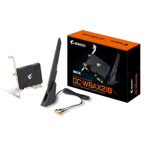 Carte PCI-Express Wifi 6 AX 2400 Bluetooth 5.2 Aorus GC-WBAX210 CRGC-WBAX210 - 1 Carte PCI-Express Wifi 6 AX 2400 Bluetooth 5.2 Aorus GC-WBAX210 CRGC-WBAX210 - 1