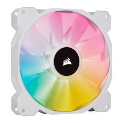 Ventilateur Corsair iCUE SP140 RGB ELITE Blanc 140 mm VENCOSP140RGBE-W - 2