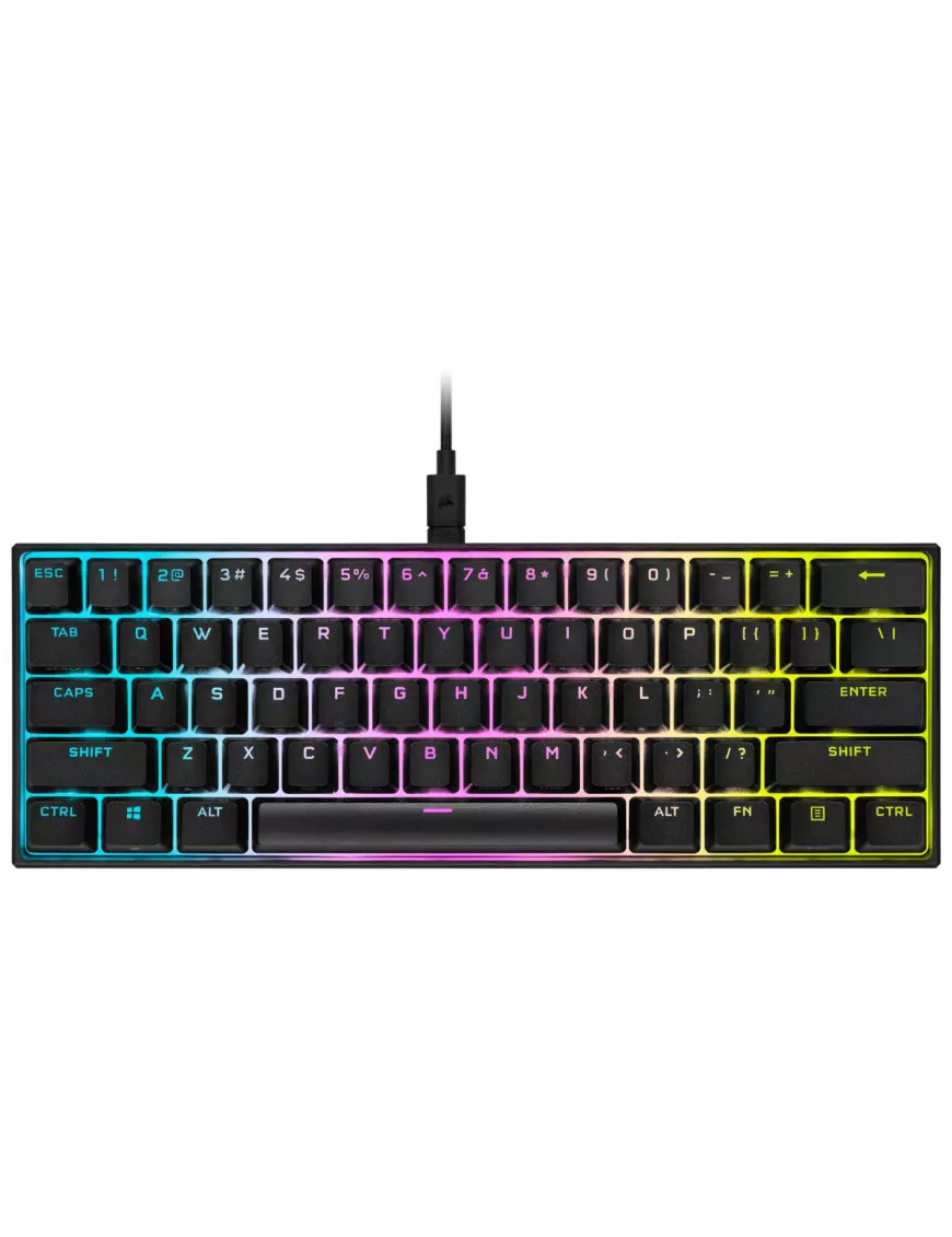 Clavier Gaming Corsair K65 RGB MINI (Cherry MX Red) CLCOK65MINI-RED - 1