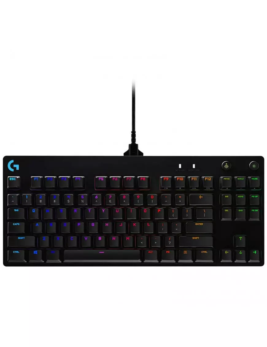 Clavier Logitech G PRO - Conception ultra-portable sans pavé numérique