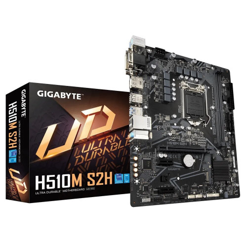 Carte Mère Gigabyte H510M-S2H mATX LGA1200 DDR4 USB3.2 M.2 HDMI Gigabyte - 1 Carte Mère Gigabyte H510M-S2H mATX LGA1200 DDR4 USB3.2 M.2 HDMI Gigabyte - 1