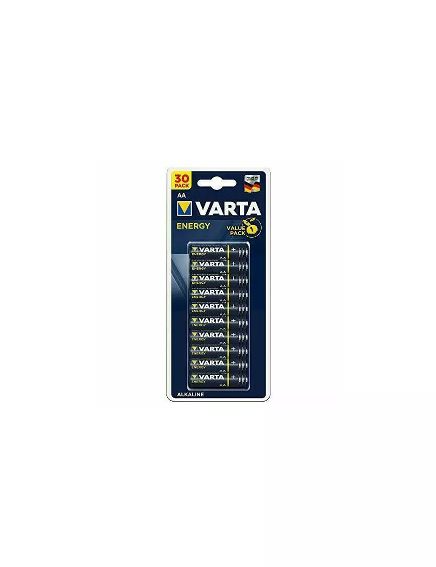 Pack 30 Piles VARTA Pile alcaline ENERGY AA (LR6) 1.5V PILEAA_8496978199 - 1