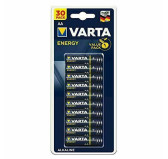 Pack 30 Piles VARTA Pile alcaline ENERGY AA (LR6) 1.5V Pack 30 Piles VARTA Pile alcaline ENERGY AA (LR6) 1.5V